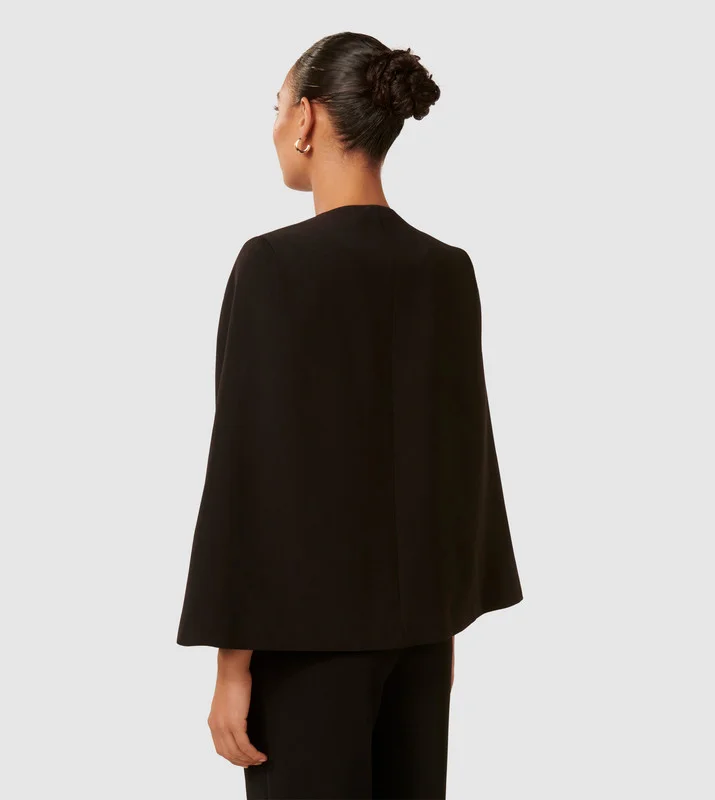 forever new  LARA Solid Cape Sleeves Blazer for Women | Best Price UAE